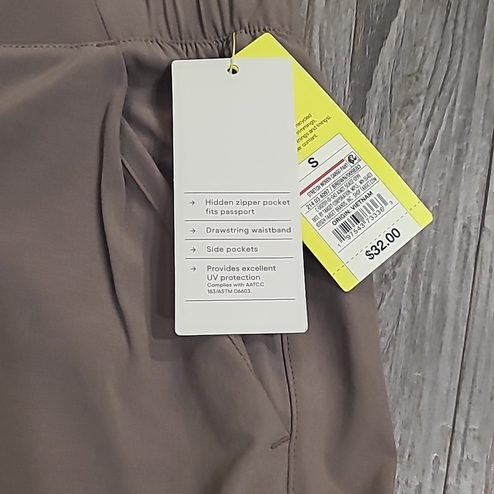 All In Motion Mid Rise Stretch Woven Cargo Pants - Picture 4 of 7